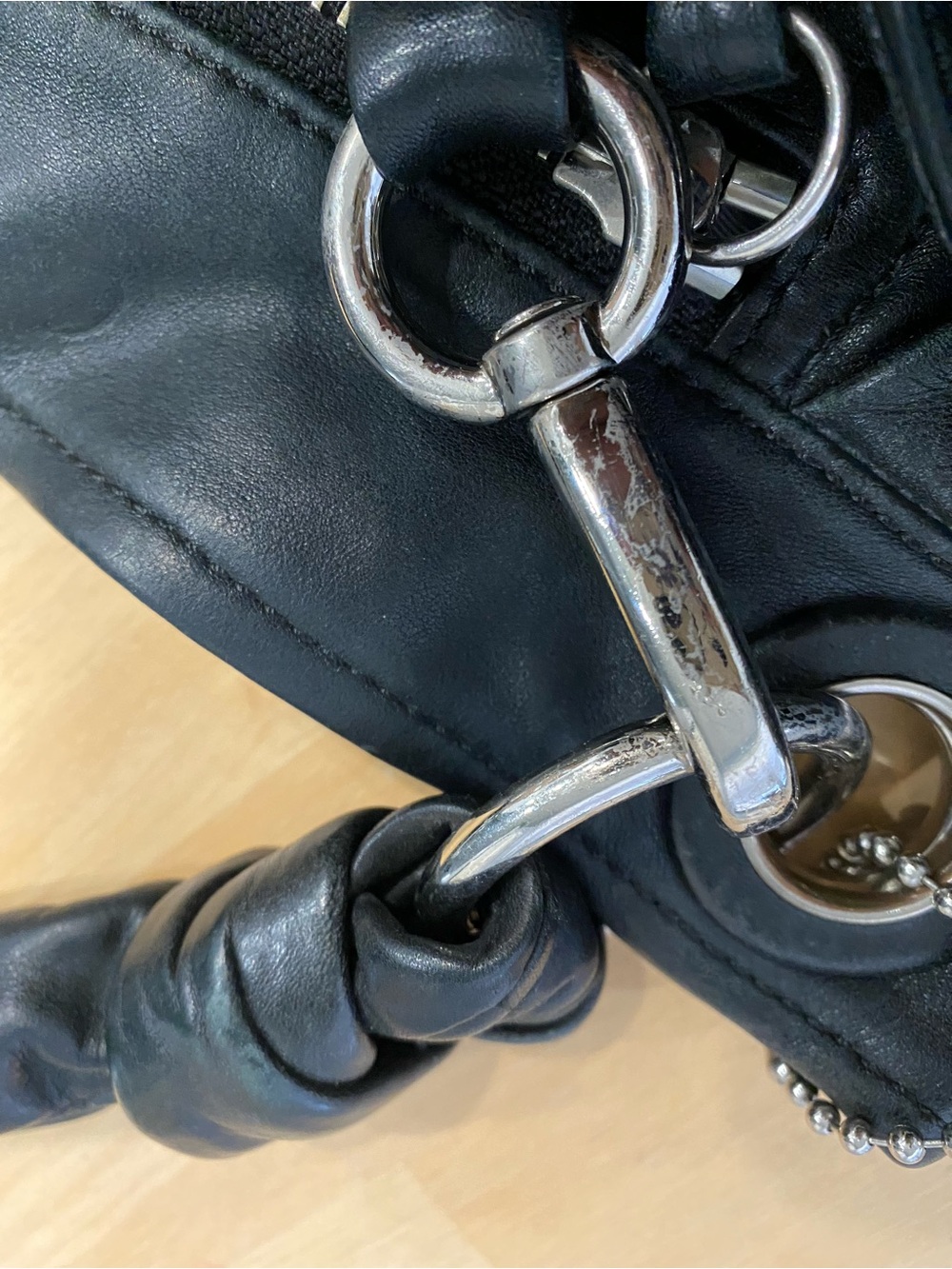Coach Black Leather Crossbody/Shoulder Bag - Picture 12 of 12